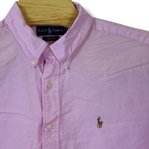 Ralph Lauren Other - Ralph Lauren Button Down Men XXL Pink Classic Fit Flesh Pony Logo Preppy